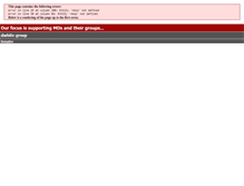 Tablet Screenshot of dwhitegroup.com